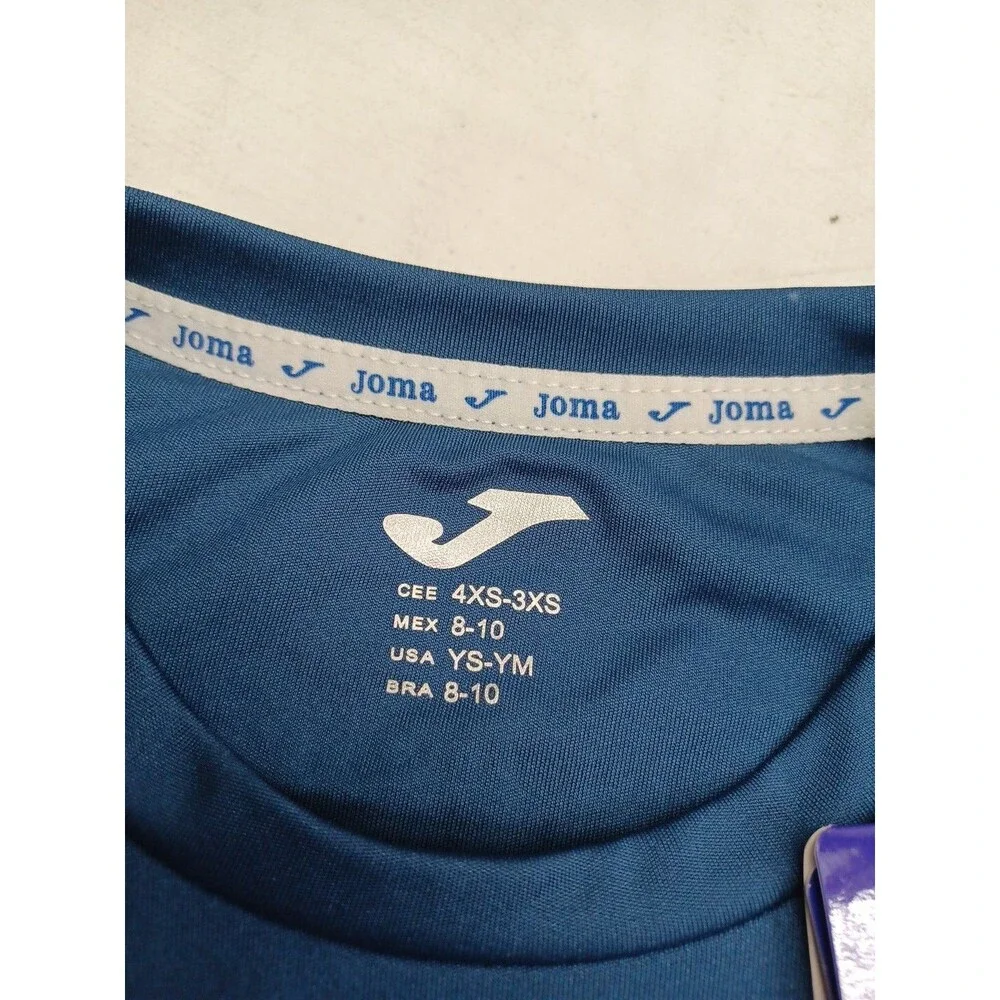Joma Ford Hixson Sponsors Has It Crew Neck T-Shirt Blue Youth M  (8)